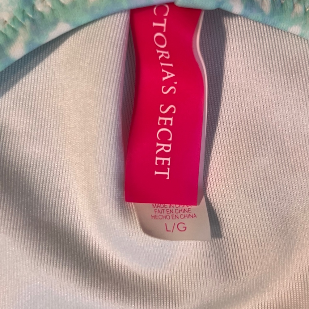 Victoria's Secret Mint Green Patterned Swimwear - Picture 3 of 3